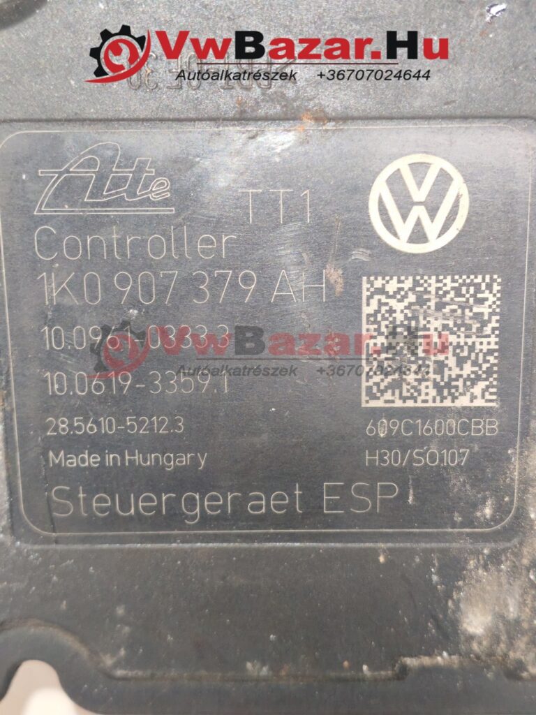 ABS vezérlő egység VW-AUDI-SEAT-SKODA 1K0614517AS ; 1K0907379AH