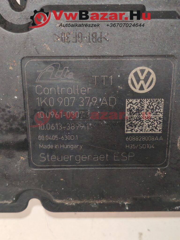 ABS vezérlő egység VW-AUDI-SEAT-SKODA 1K0614517BD ; 1K0907379AD