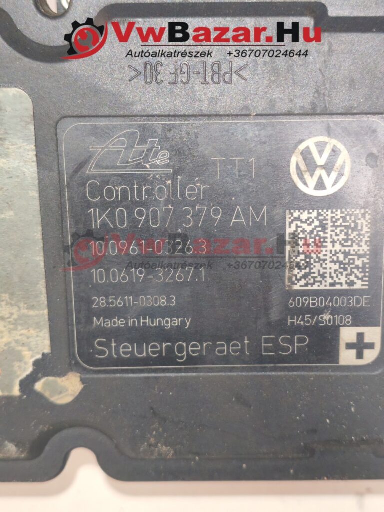 ABS vezérlő egység VW-AUDI-SEAT-SKODA 1K0614517BB ; 1K0907379AM
