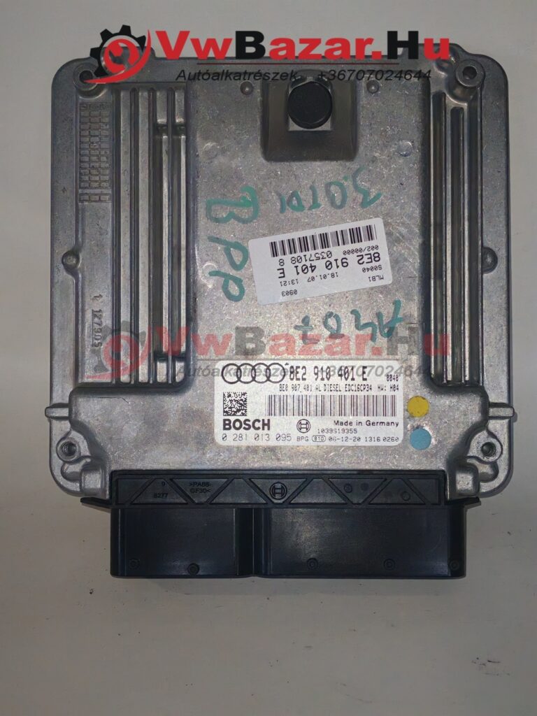 Motorvezérlő AUDI A4 B7 BE2910401E