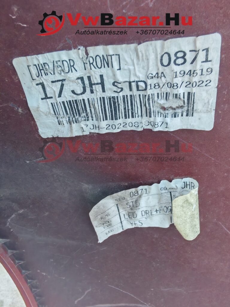Első lökhárító HYUNDAI I30 86511g4500