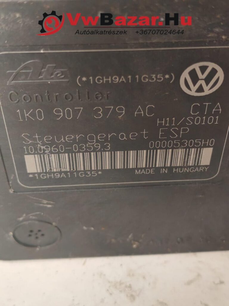 ABS vezérlő egység VW TOURAN 1K0614517AE ; 1K0907379AC