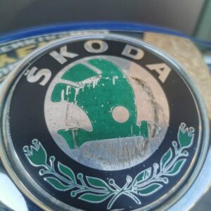 Motorháztető SKODA FABIA II kék