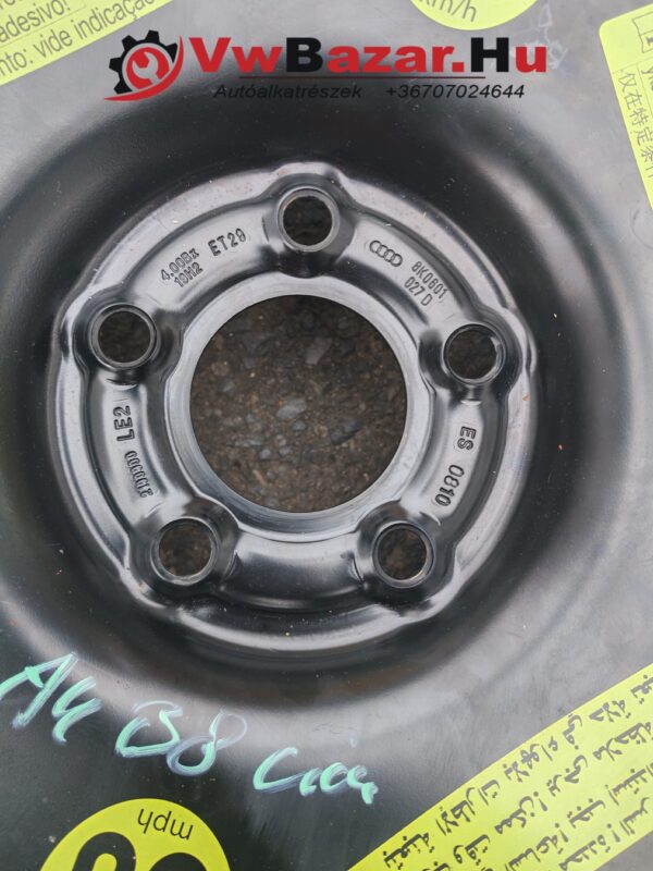 Mankókerék pótkerék Audi A4 B8 8k0601027d