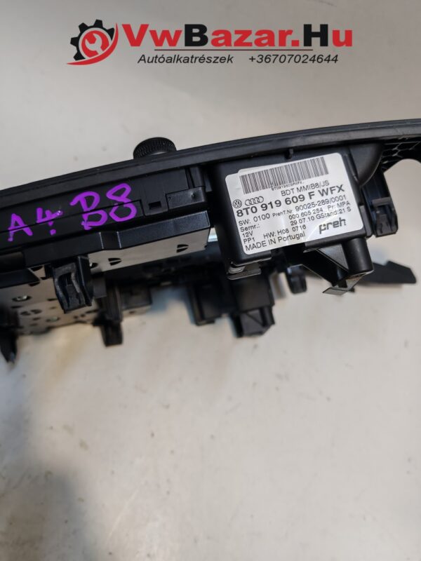 Vezérlőpanel AUDI A4 B8 8t0919609f